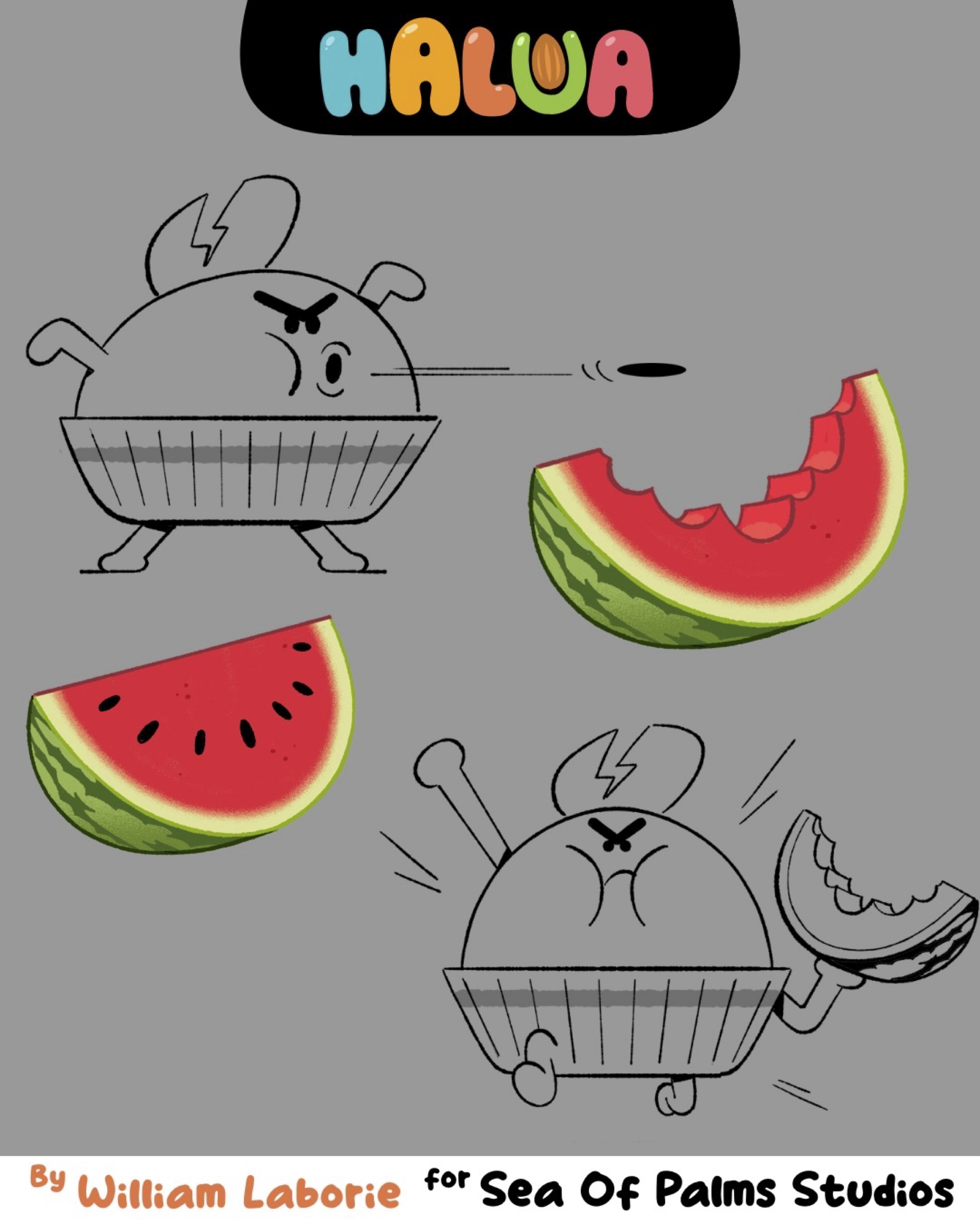 An artist at work — 2