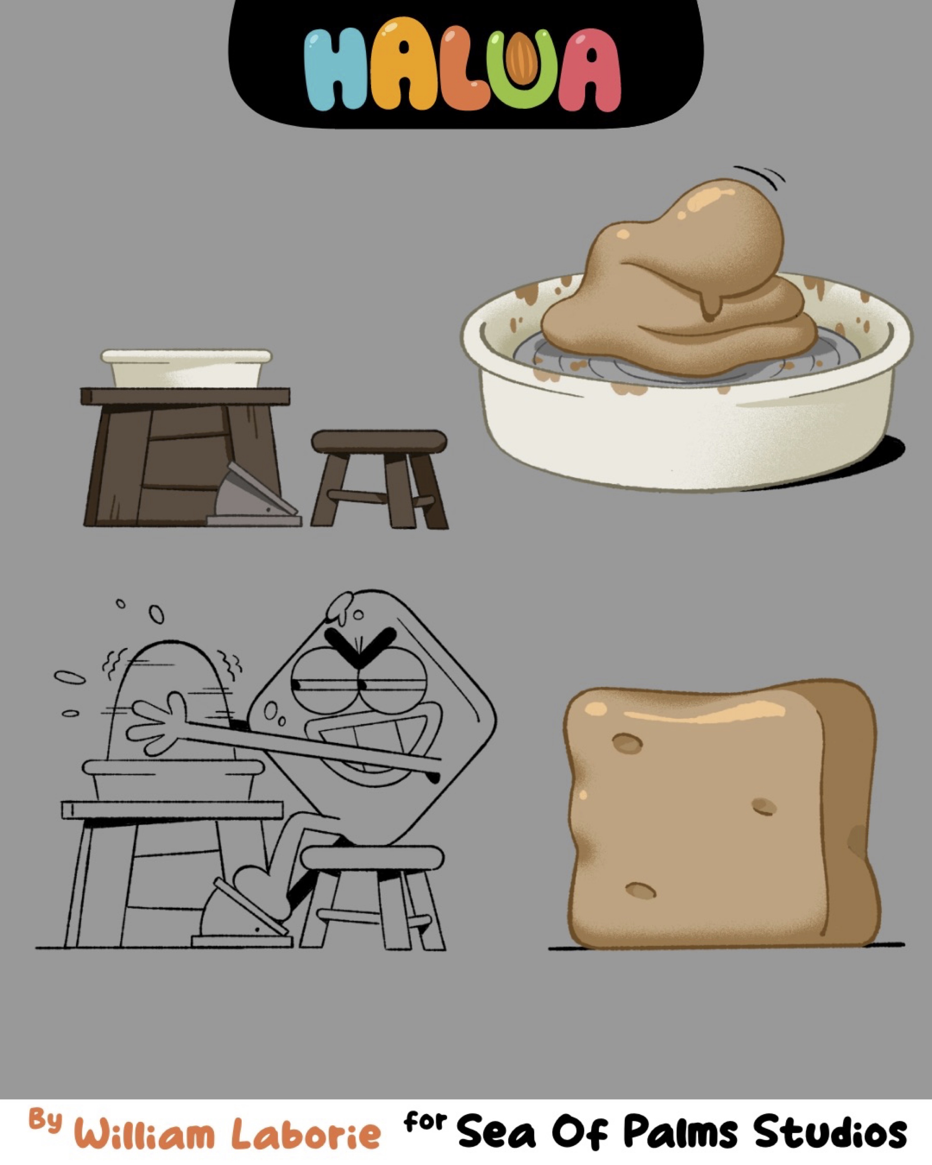An artist at work — 3